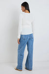 Zoey Wide Leg Pocket Jean