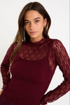 Giving Lace Long Sleeve Top