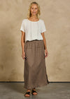 Aurora French Linen Skirt