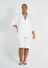 Alanis 3/4 Sleeve Bamboo Collared Shirt