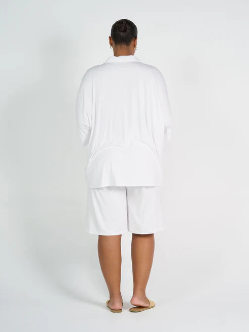 Alanis 3/4 Sleeve Bamboo Collared Shirt