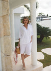 Alanis 3/4 Sleeve Bamboo Collared Shirt