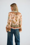 Wildflower Oasis Carmen Frill Top