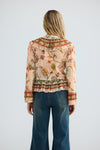 Wildflower Oasis Carmen Frill Top