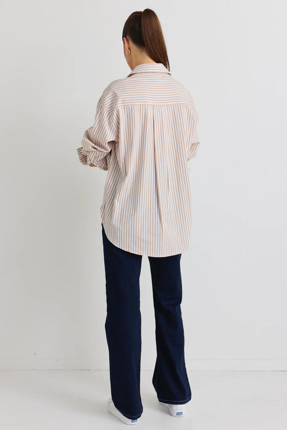 You Got This Poplin Oversized Shirt