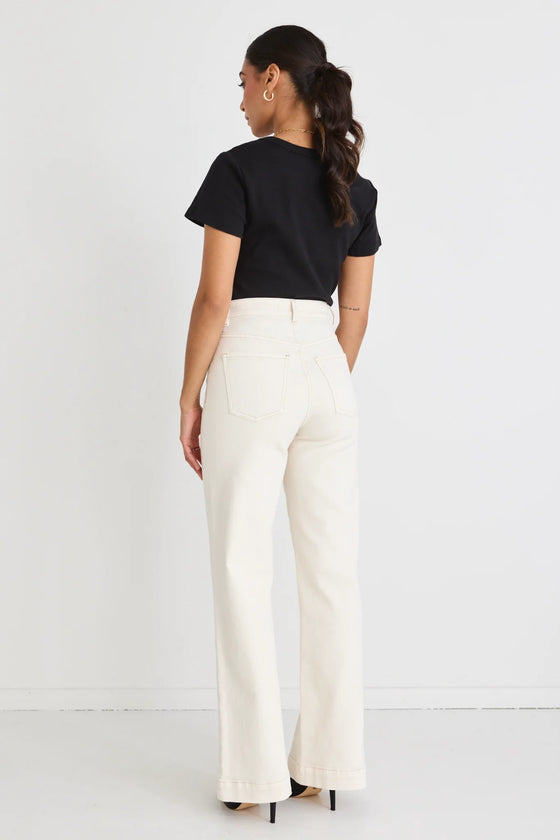 Zoey Wide Leg Pocket Jean