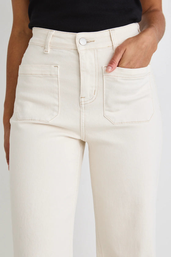 Zoey Wide Leg Pocket Jean