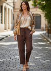 Front Pocket Linen Pant