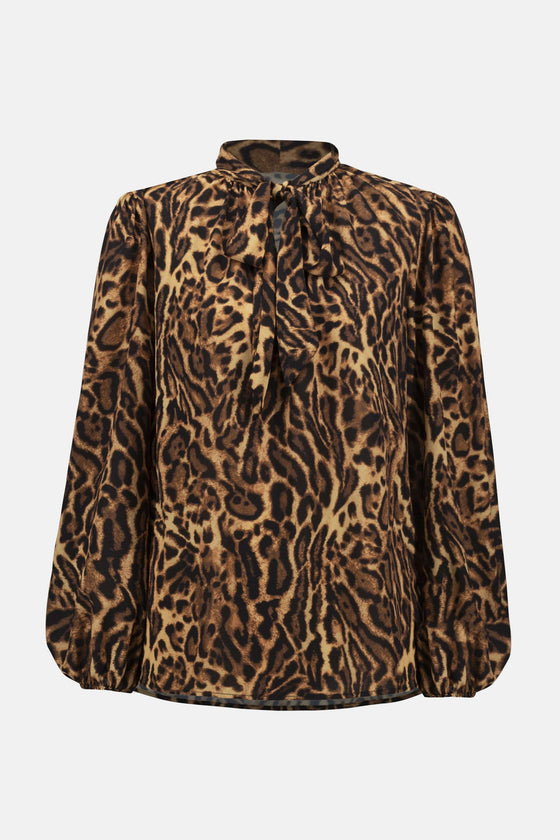 Georgette Animal Print Top