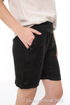 Linen Shorts with Pocket Detail