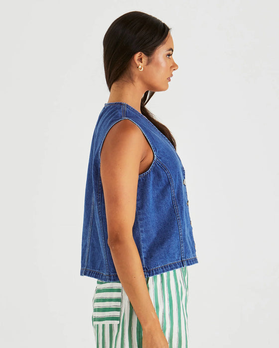 Sabine Denim Vest