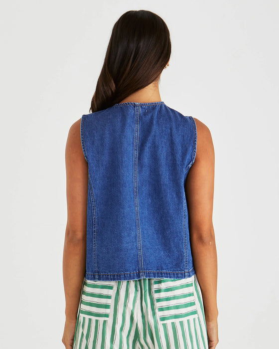 Sabine Denim Vest
