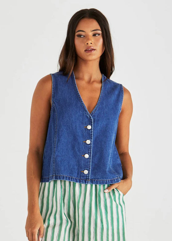 Sabine Denim Vest