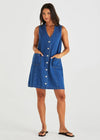 Sabine Denim Vest Dress