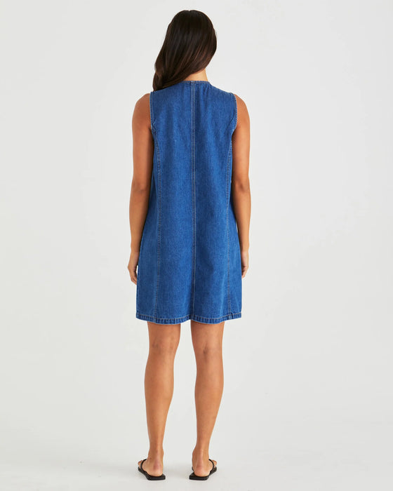 Sabine Denim Vest Dress