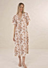 Bohemian Rose Midi Dress